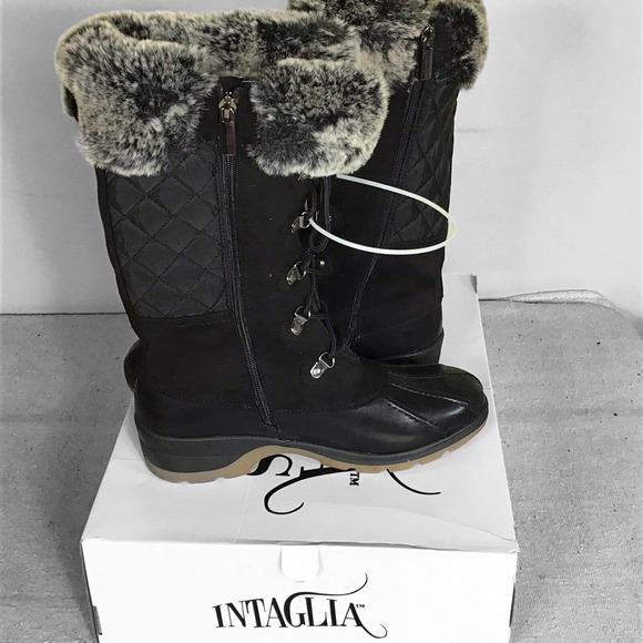San Jacinto Intaglia Designs Climate Couture Boots Sz. 8.5 NIB - Picture 1 of 12